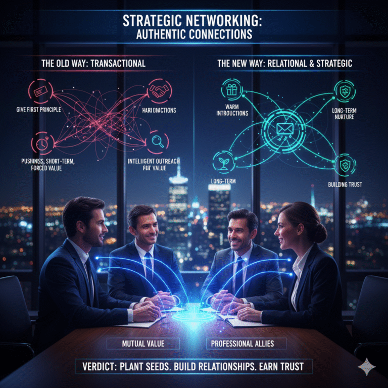 Strategic Networking: How to Build Valuable Connections (Without Seeming Pushy or Forced)
