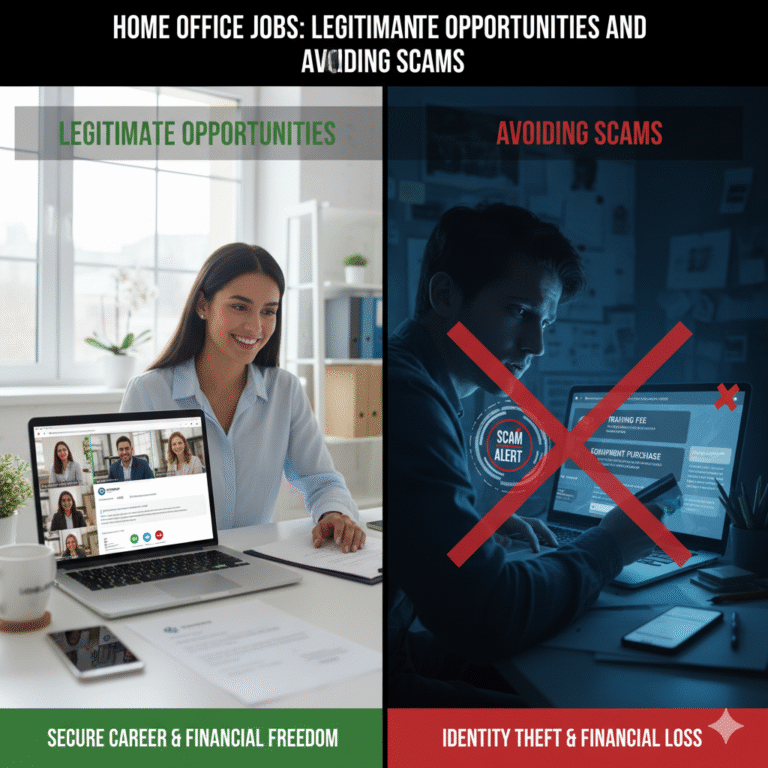 Home Office Jobs: The Complete Guide to Identifying Legitimate Opportunities and Avoiding Scams